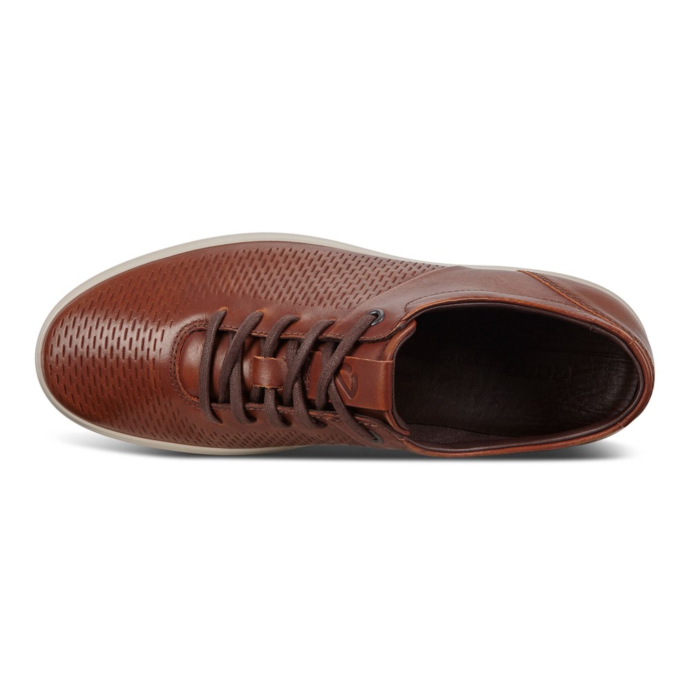 Tenis Hombre - ECCO Soft 7 Lace-Ups - Marrom - BTS260431